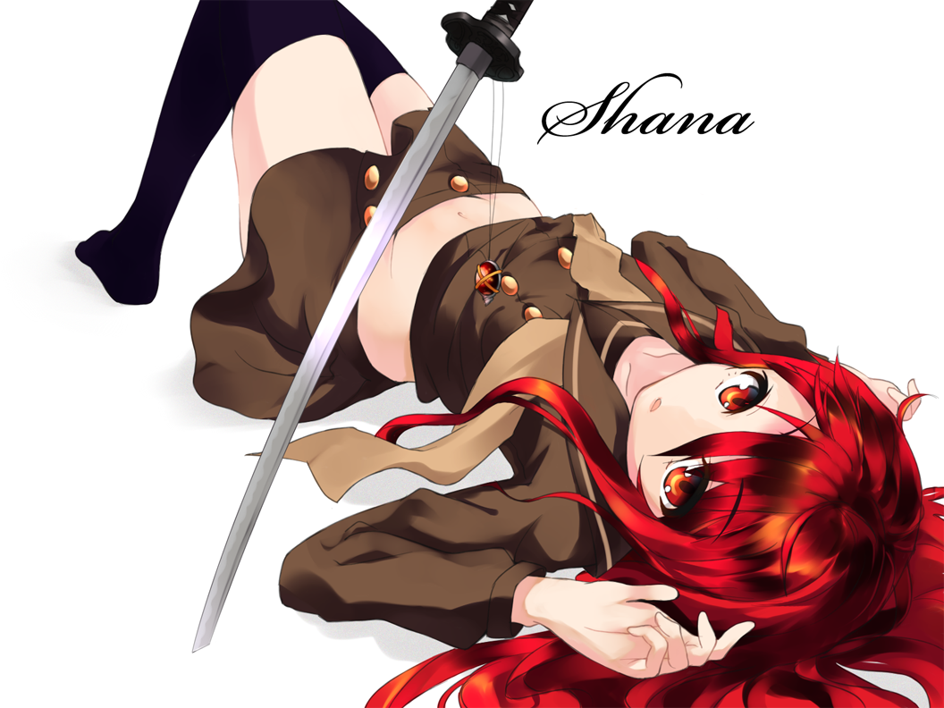 девушка с мечом shakugan_no_shana